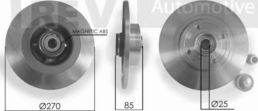 RPK RPK20107 - Brake Disc autospares.lv