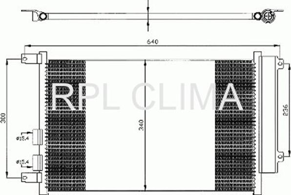 RPLQuality APCDAR0021 - Condenser, air conditioning autospares.lv