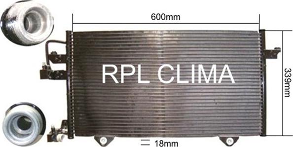 RPLQuality APCDAU0006 - Condenser, air conditioning autospares.lv