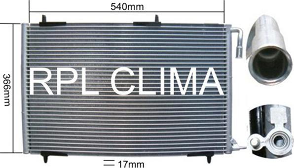 RPLQuality APCDCI0035 - Condenser, air conditioning autospares.lv