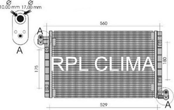 RPLQuality APCDFT0040 - Condenser, air conditioning autospares.lv