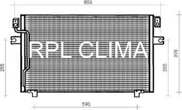 RPLQuality APCDNI0026 - Condenser, air conditioning autospares.lv