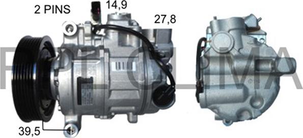 RPLQuality APCOAU0046 - Compressor, air conditioning autospares.lv