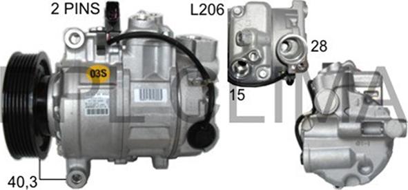 RPLQuality APCOAU0040 - Compressor, air conditioning autospares.lv