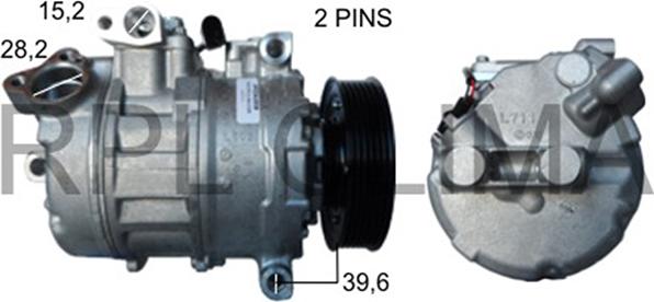 RPLQuality APCOAU0039 - Compressor, air conditioning autospares.lv