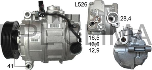 RPLQuality APCOAU0033 - Compressor, air conditioning autospares.lv