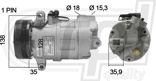 RPLQuality APCOBW5048 - Compressor, air conditioning autospares.lv