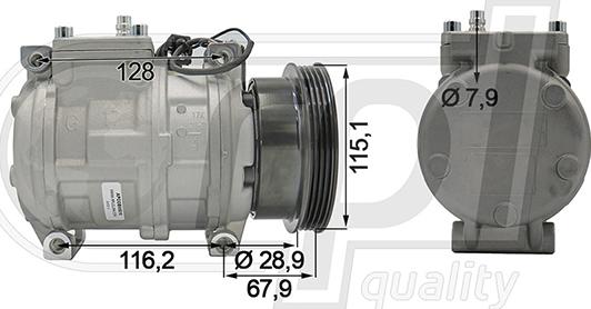 RPLQuality APCOBW5015 - Compressor, air conditioning autospares.lv