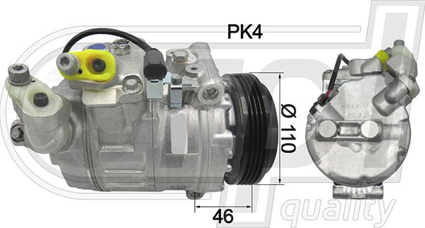 RPLQuality APCOBW5039 - Compressor, air conditioning autospares.lv