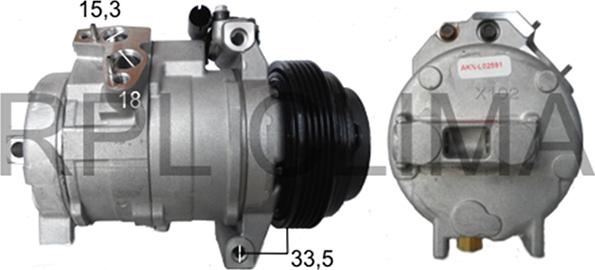 RPLQuality APCOBW0050 - Compressor, air conditioning autospares.lv