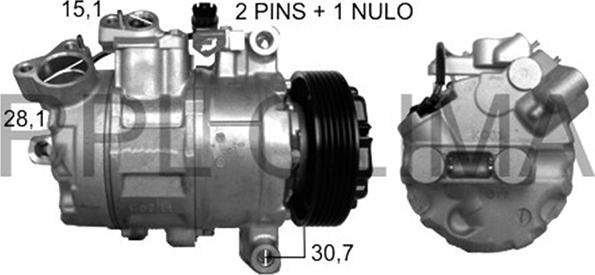 RPLQuality APCOBW0051 - Compressor, air conditioning autospares.lv