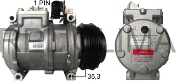 RPLQuality APCOBW0017 - Compressor, air conditioning autospares.lv