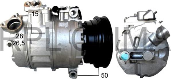 RPLQuality APCOBW5030 - Compressor, air conditioning autospares.lv