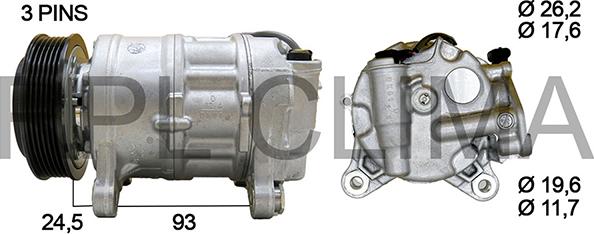 RPLQuality APCOBW0078 - Compressor, air conditioning autospares.lv