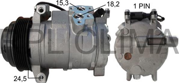 RPLQuality APCOCH0038 - Compressor, air conditioning autospares.lv