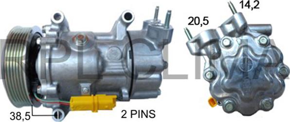 RPLQuality APCOCI5041 - Compressor, air conditioning autospares.lv