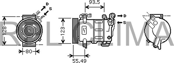 RPLQuality APCOCI0050 - Compressor, air conditioning autospares.lv