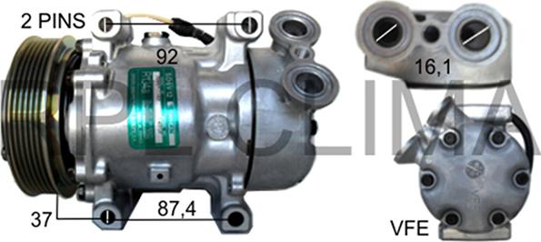 RPLQuality APCOCI0019 - Compressor, air conditioning autospares.lv