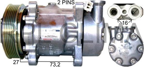 RPLQuality APCOCI0018 - Compressor, air conditioning autospares.lv