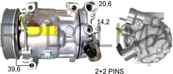 RPLQuality APCOCI0031 - Compressor, air conditioning autospares.lv