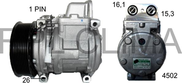 RPLQuality APCOCL0009 - Compressor, air conditioning autospares.lv