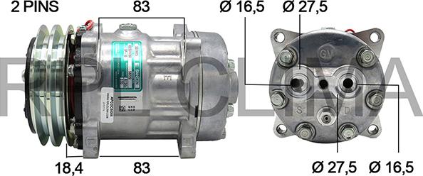 RPLQuality APCOCS0006 - Compressor, air conditioning autospares.lv