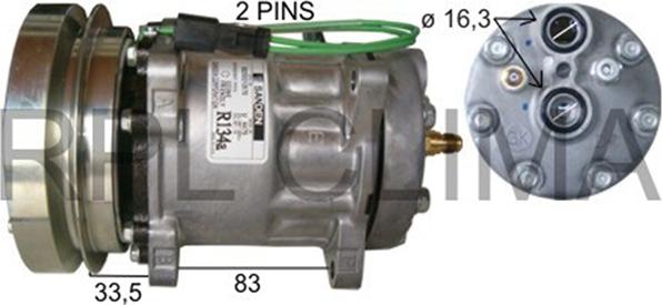 RPLQuality APCOCT5003 - Compressor, air conditioning autospares.lv