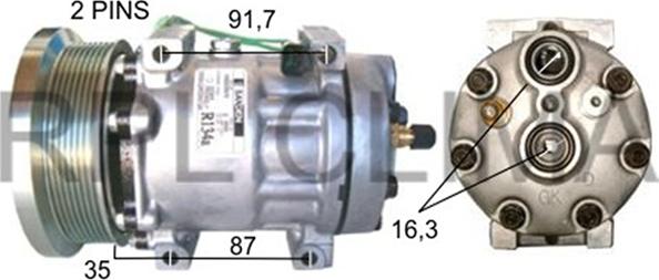 RPLQuality APCOCT5002 - Compressor, air conditioning autospares.lv