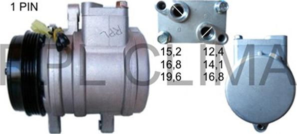 RPLQuality APCODW0004 - Compressor, air conditioning autospares.lv