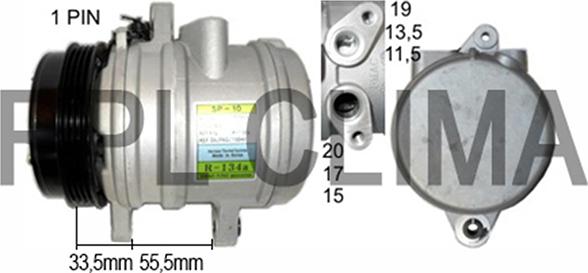 RPLQuality APCODW0014 - Compressor, air conditioning autospares.lv