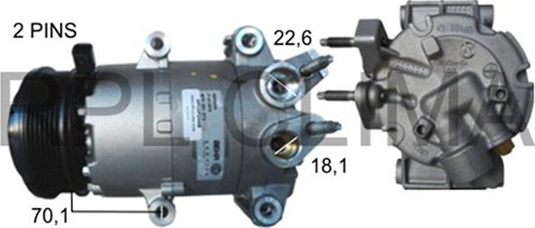 RPLQuality APCOFD5068 - Compressor, air conditioning autospares.lv