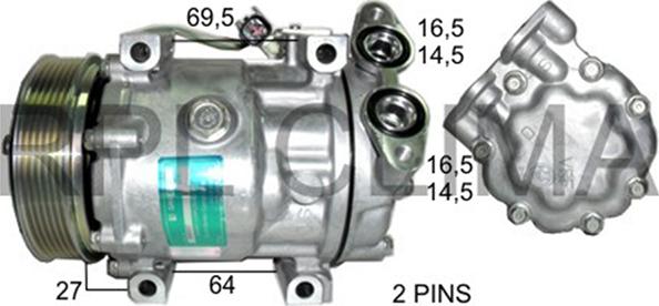 RPLQuality APCOFD0046 - Compressor, air conditioning autospares.lv