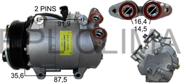 RPLQuality APCOFD0040 - Compressor, air conditioning autospares.lv