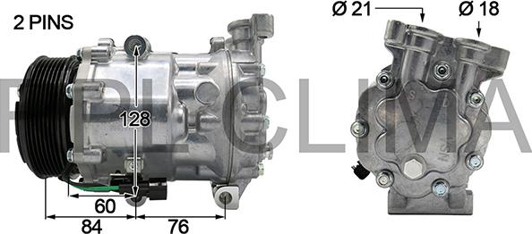 RPLQuality APCOFD0059 - Compressor, air conditioning autospares.lv