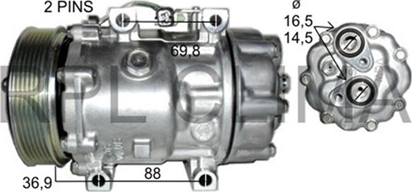 RPLQuality APCOFD0050 - Compressor, air conditioning autospares.lv