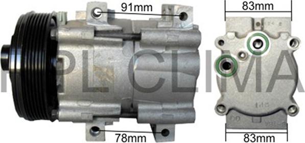 RPLQuality APCOFD0008 - Compressor, air conditioning autospares.lv