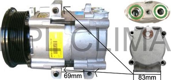 RPLQuality APCOFD0011 - Compressor, air conditioning autospares.lv