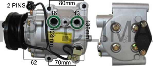 RPLQuality APCOFD0033 - Compressor, air conditioning autospares.lv