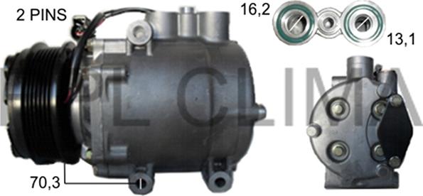 RPLQuality APCOFD5032 - Compressor, air conditioning autospares.lv