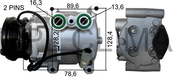 RPLQuality APCOFD0024 - Compressor, air conditioning autospares.lv