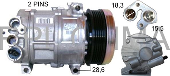 RPLQuality APCOFT5039 - Compressor, air conditioning autospares.lv