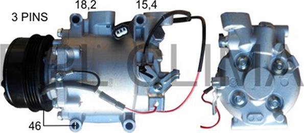 RPLQuality APCOHO5049 - Compressor, air conditioning autospares.lv