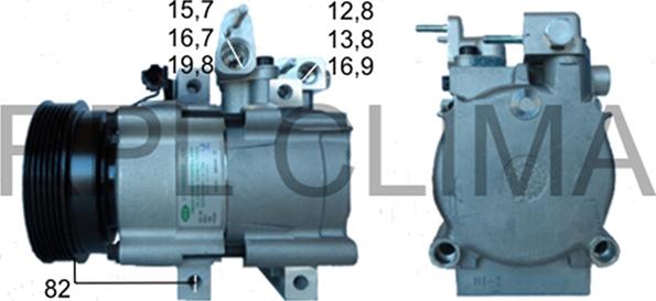 RPLQuality APCOHY0031 - Compressor, air conditioning autospares.lv