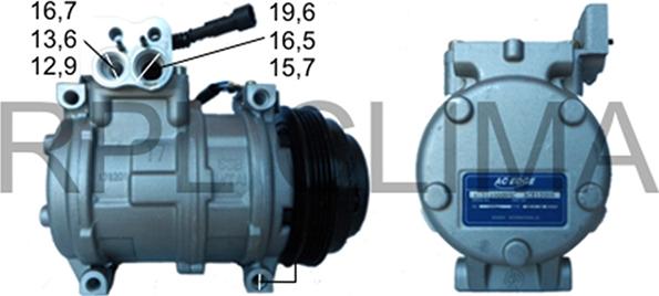 RPLQuality APCOIV4001 - Compressor, air conditioning autospares.lv