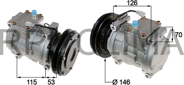 RPLQuality APCOJD0013 - Compressor, air conditioning autospares.lv