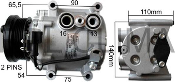 RPLQuality APCOJG5009 - Compressor, air conditioning autospares.lv