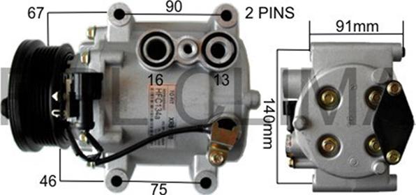 RPLQuality APCOJG0010 - Compressor, air conditioning autospares.lv