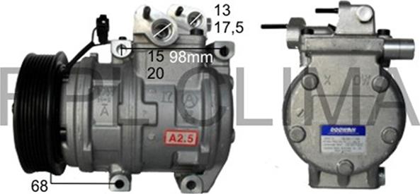 RPLQuality APCOKI0014 - Compressor, air conditioning autospares.lv