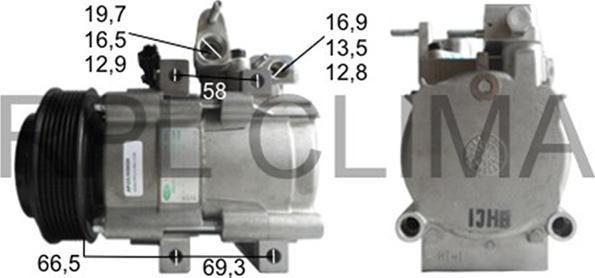 RPLQuality APCOKI0020 - Compressor, air conditioning autospares.lv