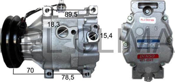 RPLQuality APCOKU0002 - Compressor, air conditioning autospares.lv